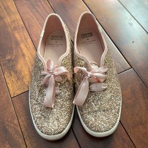 Rose Gold Kate Spade X Keds
